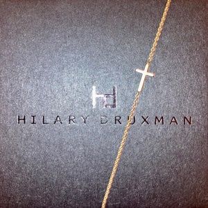 10k Gold Cross Necklace by Hilary Druxman